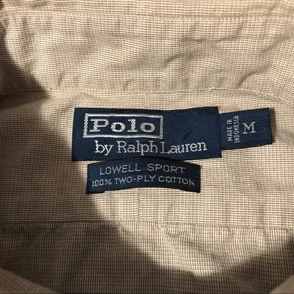 Vintage Ralph Lauren Polo Lowell Sport Shirt M Oxford Sportsman stadium Rlx 1 Cp - Picture 5 of 9